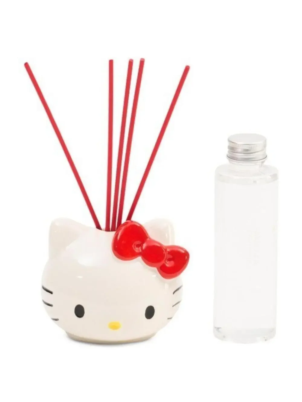Hello Kitty Kawaii Ceramic Reed Diffuser Cute Sanrio Home Decor Vanilla Scent
